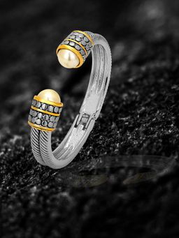 Adwitiya - Women Silver Plated Kada