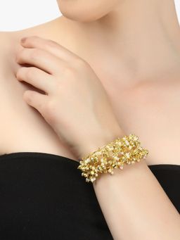 Adwitiya - Women 24 Ct Gold Plated Cuff