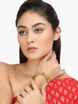 Adwitiya - Gold Plated Bangles Beautiful Handcrafted Bangle