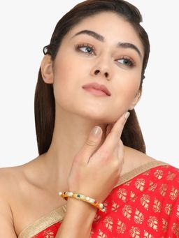 Adwitiya - Gold Plated Bangles Beautiful Handcrafted Bangle