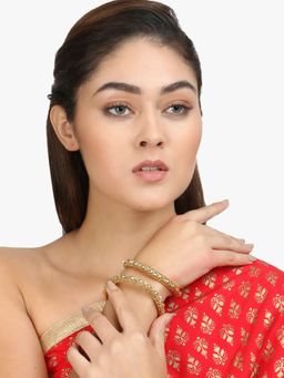 Adwitiya - Gold Plated Bangles Beautiful Handcrafted Bangle
