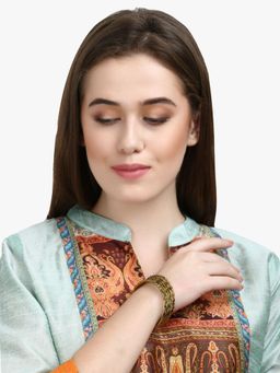 Adwitiya - 24 Ct Gold Plated Bangles Beautiful Handcrafted Bangle (2.6)