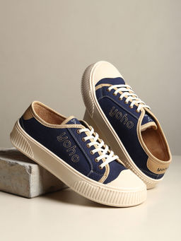 Yoho - Navy Blue CAS Sneakers for Women