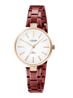 Strand by Obaku - Ipanema Mop Dial Quartz Watch For Women (S706LXVWSD)