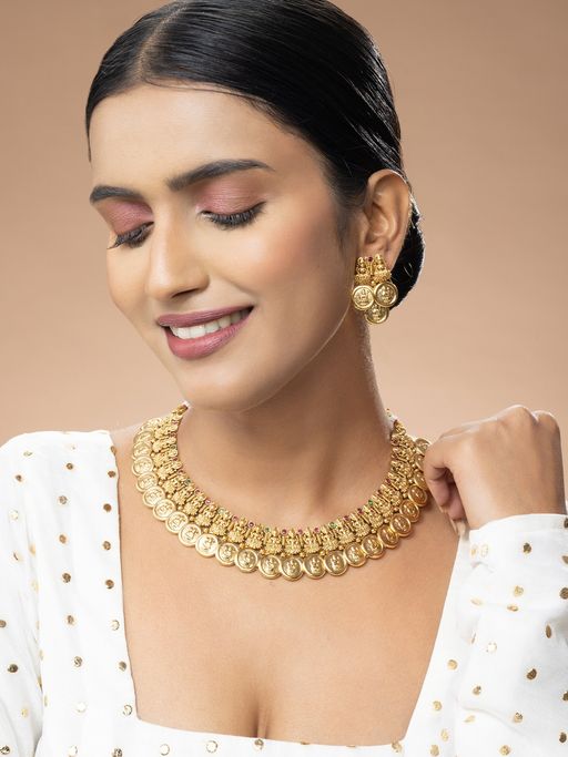 Set Design Gold 24 Carat Gold Set Buy Niscka 24K Gold Plated