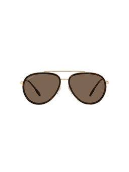 Burberry - Fashion 0BE3125 B.Stripe Dark Brown Lens Pilot Male Sunglasses