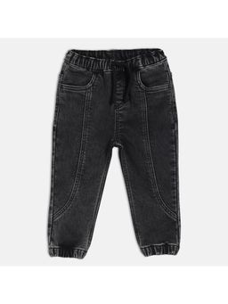 MINI KLUB - Boys Solid Denim Jeans - Grey