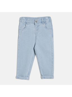 MINI KLUB - Boys Solid Denim Jeans - Blue