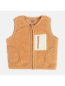 MINI KLUB - Boys Self Design Bomber - Brown