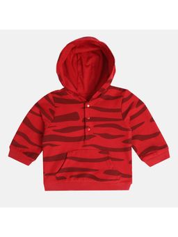 MINI KLUB - Boys Abstract Printed Sweatshirts - Red