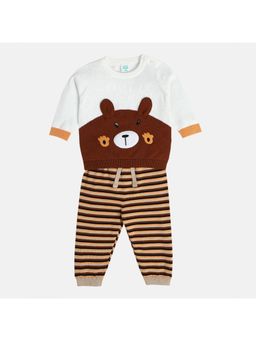 MINI KLUB - Boys Embroidered Co-Ord Set - Multi-Color
