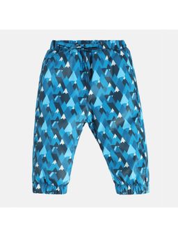 MINI KLUB - Boys Geometric Printed Joggers - Blue