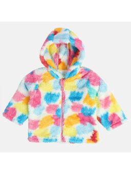 MINI KLUB - Girls Abstract Printed Hoodies - Multi-Color