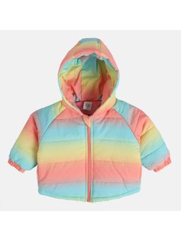 MINI KLUB - Girls Ombre Printed Hoodies - Multi-Color