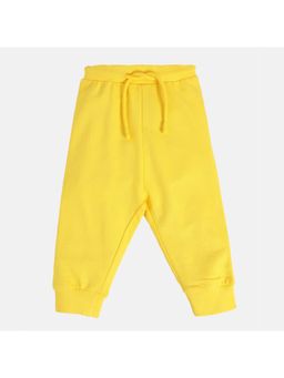 MINI KLUB - Girls Solid Joggers - Yellow