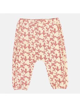 MINI KLUB - Girls Printed Joggers - Beige
