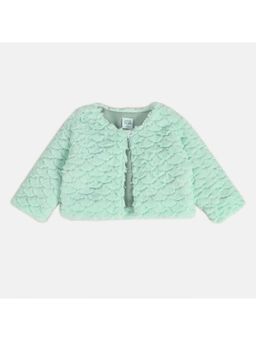 MINI KLUB - Girls Self Design Shrugs - Green
