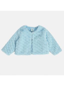 MINI KLUB - Girls Self Design Shrugs - Blue