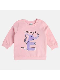 MINI KLUB - Girls Printed Sweatshirts - Pink