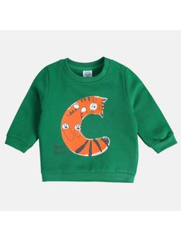 MINI KLUB - Girls Printed Sweatshirts - Green