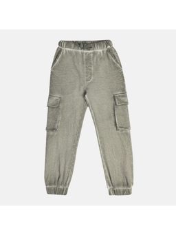 MINI KLUB - Boys Solid Joggers - Grey