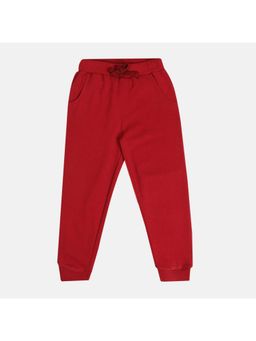 MINI KLUB - Boys Solid Joggers - Maroon