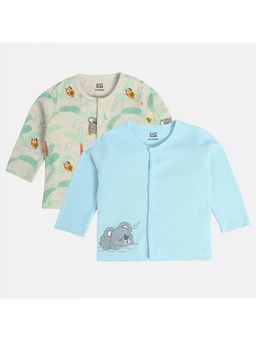 MINI KLUB - Boys Graphic Printed Shirts - Multi-Color (Pack of 2)