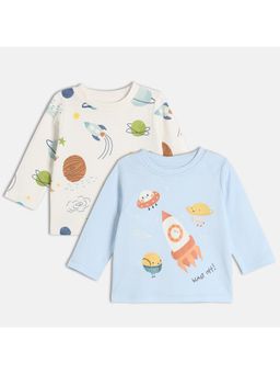 MINI KLUB - Boys Printed T-shirts - Multi-Color (Pack of 2)