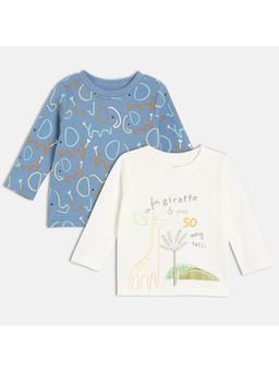 MINI KLUB - Boys Printed T-shirts - Multi-Color (Pack of 2)