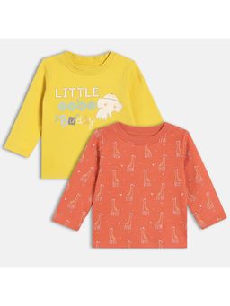 MINI KLUB - Boys Printed T-shirts - Multi-Color (Pack of 2)
