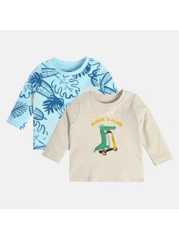 MINI KLUB - Boys Printed T-shirts - Multi-Color (Pack of 2)