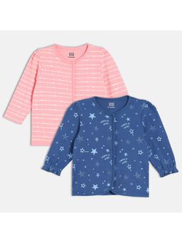 MINI KLUB - Girls Printed Tops - Multi-Color (Pack of 2)