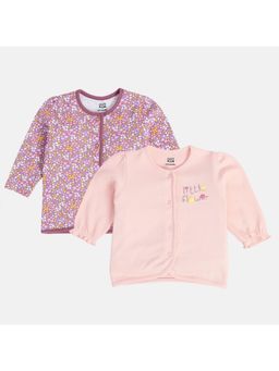 MINI KLUB - Girls Floral Printed Tops - Multi-Color (Pack of 2)