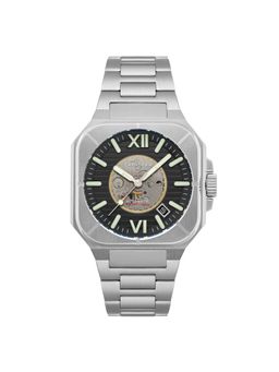 Earnshaw - Armoury Automatic Skeleton Luminous Hand Black Square Dial Mens Watch - ES-8258-11