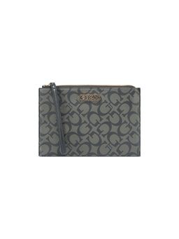 Guess - Grey Printed Pvc Pouch