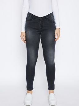 CRIMSOUNE CLUB - Women's Black Solid Jeans