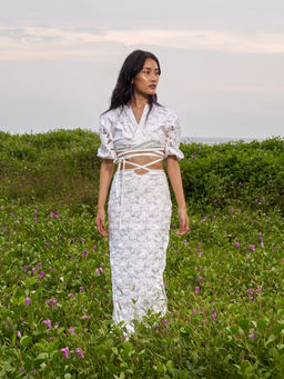 TheRealB - White Floral Co-ord
