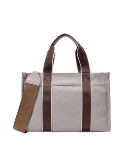 Lino Perros - Women Solid Grey Tote Bag