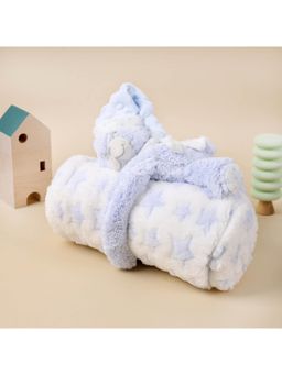 Kicks and Crawl - Blue Bear Blanket and Toy (Set of 2)