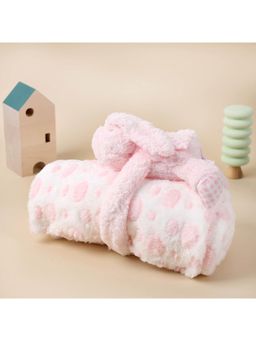 Kicks and Crawl - Cute Bunny Blanket and Toy (Set of 2)