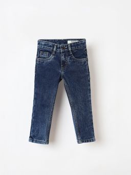 Blue Giraffe - Boys Solid Regular Fit Mid Rise Skinny Jeans