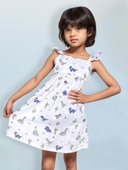 ARTH LIFE - White Dino Dress