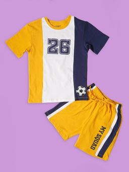 Be Awara - Boys Soccer Oversized T-shirt & Short