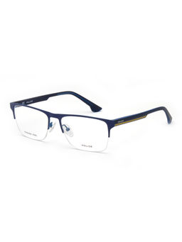 Police - Square VPL478K546Q5FR Blue Large Eyeglass Frames