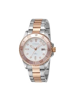 Strand by Obaku - Bondi Cherrywood Turn Able Bezel White Round Dial Mens Watch - S727GDZWSH