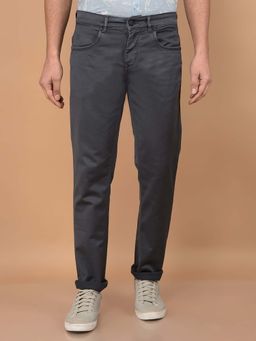 CRIMSOUNE CLUB - Men Grey Jeans
