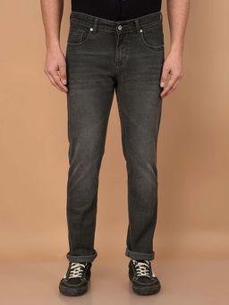 CRIMSOUNE CLUB - Men Grey Jeans