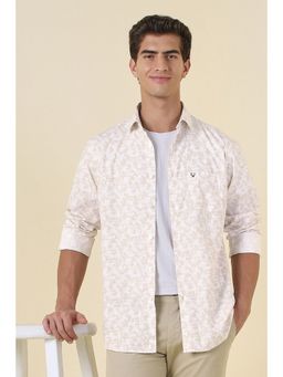 Allen Solly - White Cotton Full Sleeves Shirt