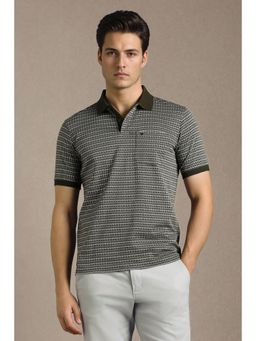 Louis Philippe - Multi-Color Cotton Half Sleeves Polo T-Shirt