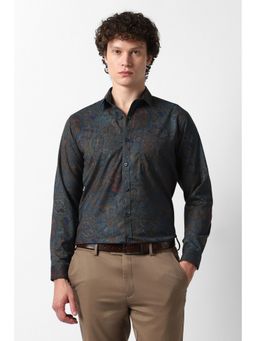Van Heusen - Multi-Color Polyester Blend Full Sleeves Shirt